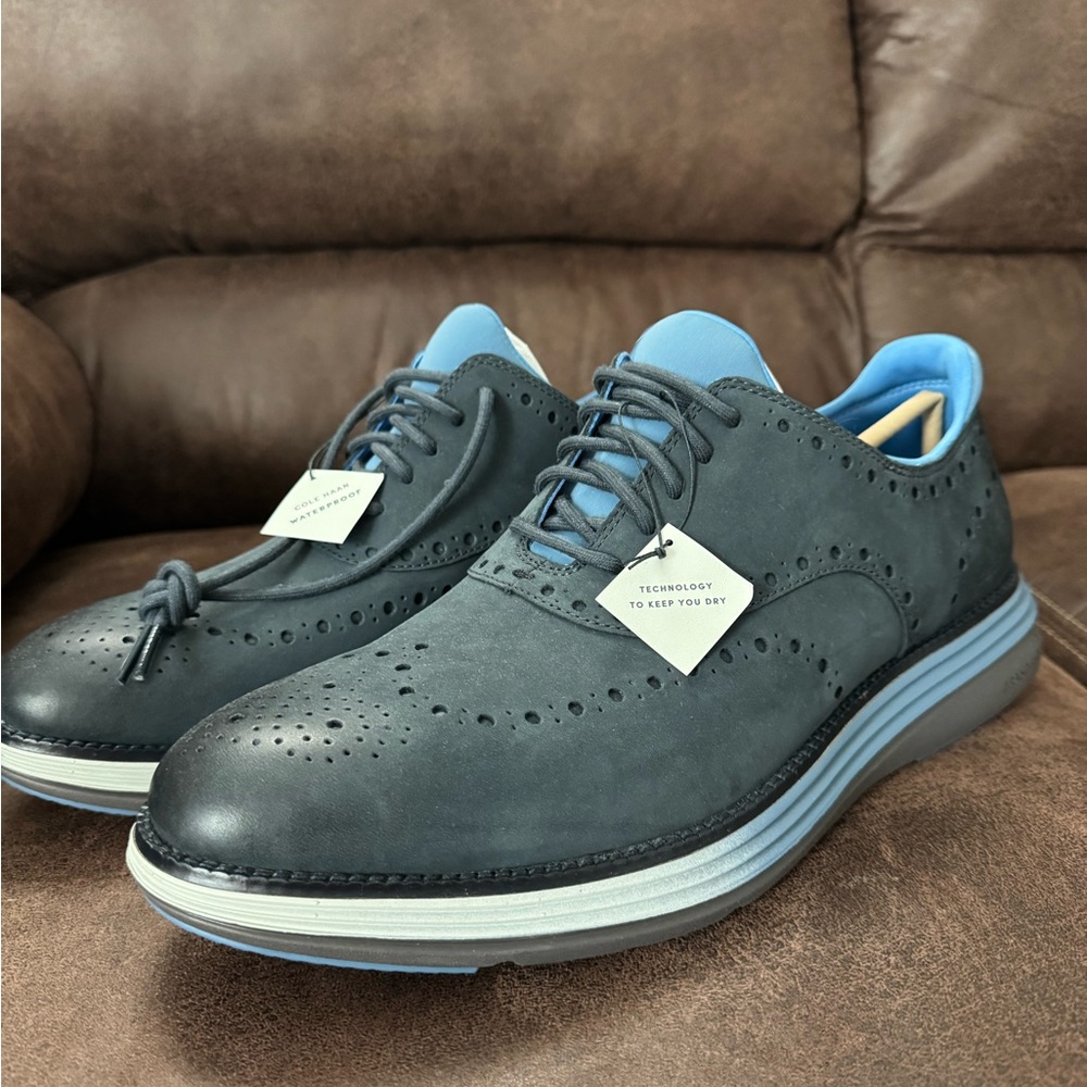 Men's Cole Haan ØriginalGrand Ultra Waterproof Wingtip Oxfords 10.5